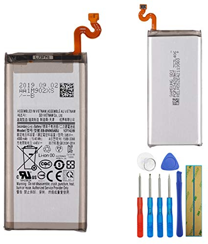 E-yiiviil Batteria di ricambio EB-BN965ABU compatibile con Samsung Galaxy Note 9 SM-N9600 N9600 4000 mAh con strumenti