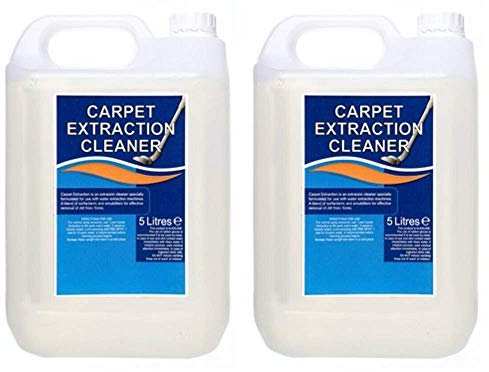 We Can Source It Ltd - Heavy Duty Carpet Extraction Cleaner - Professional Low Foam Extraction Shampoo - 2 x 5 Litres Upholstery Shampoo Cleaner