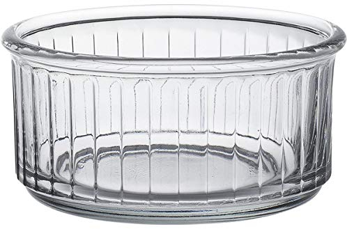 PEGANE Lot de 4 ramequins en Verre trempé 22 cl - Ø 100 mm