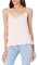 KENDALL + KYLIE Women's Plus Size Camo Top with Drawstring Waist, Blush, 1X