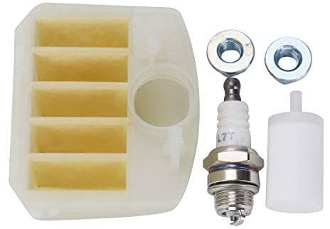 SGBTB Air Filter Bar Nuts Fuel Filter Spark Plug for Husqvarna 340 345 346 XP 350 351 353 Chainsaw