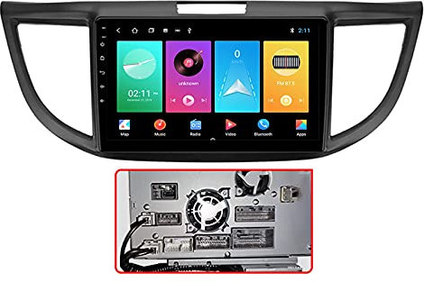 9 Inch Android 11 Car Stereo Double Din GPS Car Radio for Honda CR-V CRV 2011-2018 Built-in Carplay Support 5G WiFi Split Screen/Steering Wheel Control/Rear View Camera