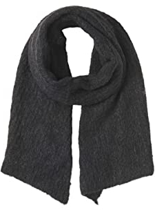 PIECES Damen Pcbera Wool Long Scarf Noos, Schwarz, Einheitsgröße