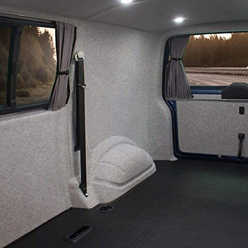KARAT Filzstoff - Bastelfilz - Bespannstoff Kfz Filz Stoff für Auto Innenraumverkleidung Bezugsstoff Meterware Nadelfilz Camper ausbau Wohnmobil Filz Auto Innenausbau Superflex Grau 200 x 300 cm