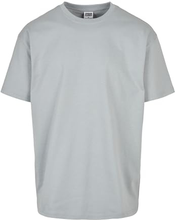 Urban Classics Herren T-Shirt Heavy Oversized Tee, Oversized T-Shirt für Männer, Baumwolle, Rundhals, summerblue, L