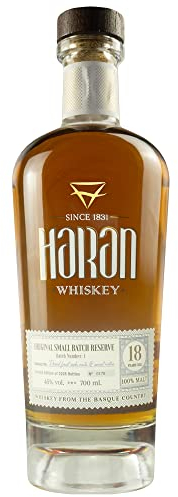 Destileria Acha - Whisky/Whiskey Haran 18 años Original Small Batch Reserve. Botella de 700ml