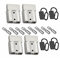 Bohaner Stecker für Anderson Stecker 50A 24V/600V Akü Hızlı Bağlantı Konnektörü Sert Kauçuk Tekne Kapakları Modüler Güç Konnektörleri for Anderson Plug Quick Plug Kit (Grau 50A + Kauçuk Kapaklar)