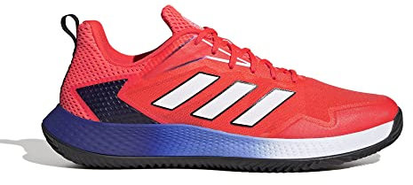 Adidas Herren Defiant Speed M Clay Shoes-Low (Non Football), Solar Red/FTWR White/Lucid Blue, 43 1/3 EU