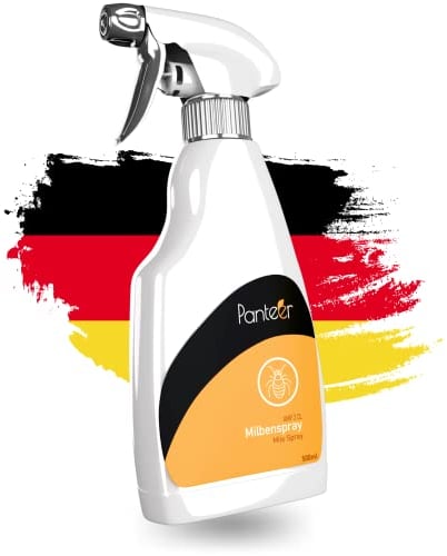 Spray Antiácaros - 500 ml - Agente para Fundas de Colchones y Textiles - Combate Eficazmente Los ácaros sin Permetrina - Muy Eficaz Gracias al Acetamiprid - Spray Antiácaros - Fabricado en Alemania
