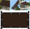SunSail Wasserdicht Rechteckig 1.8 x 2.8 m UV-beständig Sonnensegel Schattentuch mit Ösen und Befestigungsseile für Patio Hinterhof Rasengarten, Braun
