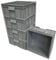24 Litre Square Heavy Duty Industrial Stacking Plastic Plate Box