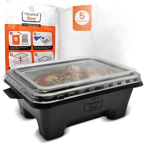 Angelove Heated Box Lunchbox Scaldavivande Contenitore riscaldato per il pranzo Contenitore scaldavivande portatile Contenitore per alimenti con coperchio