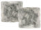 jilda-tex Set Kissenbezug mit Füllung Sofakissen Dekokissen Kissenbezüge Couchkissen Weich Kissenbezug Zierkissenbezug in Felloptik Rabbit Deluxe 750 GSM Kunstfell Fellimitat (Nerzfell, 2X 45x45 cm)