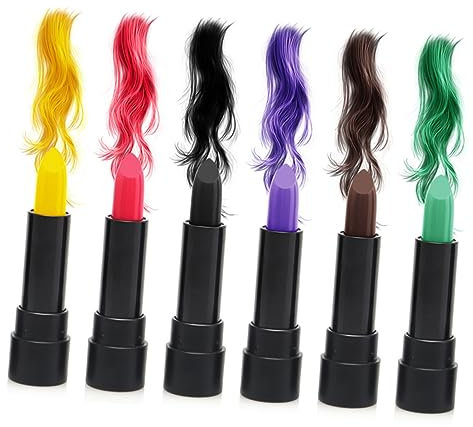 POPETPOP 2stücke Einweg Haarfärbestift Wasserfester Temporärer Hair Color Pen Für Haarfarben Diy Haarstyling Werkzeug Für Flechtfrisuren Pony Und Lagen Schnell Auswaschbar Mit Shampoo