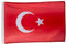 Klartextilien Türkei Flagge, Türkische Fahne aus Wasserfestem Polyester, Hochwertiger Druck mit Leuchtenden Farben, für Innen & Außen Geeignet, Rot & Weiß, 60 x 90 cm