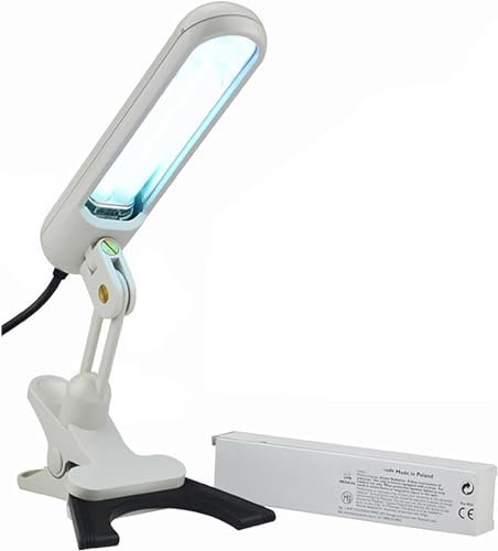 WHOOLEFUN Lumière D'hotothérapie UVB À Bande Étroite 311 Nm, Lampe De Photothérapie Cutanée, Zone D'irradiation 48 C㎡, Contrôleur Intelligent À Écran LCD, Corps Et Cuir Chevelu, Lunettes Incluses