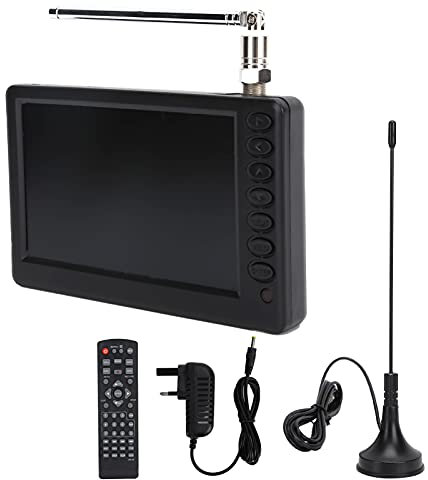 LEADSTAR 5'' Portable Digital Television with USB Port and Rechargeable Battery, Supports 1080p Video for Car Camping, Kitchen, and Travel
