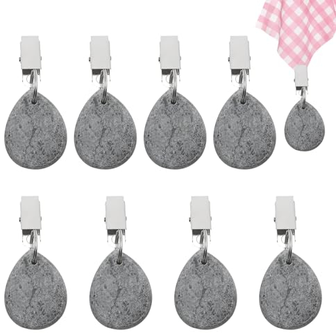 FL HUA 8 Pcs Tischdeckenbeschwerer Schwer, Gewichte Tischdecke Outdoor Rostfrei, Tischdecke Anhänger Wal Form für Party Home Hochzeit Tischdekoration