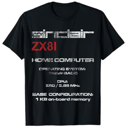 SINCLAIR ZX81 - GRUNGE & STONEWASHED EFFECT T-Shirt