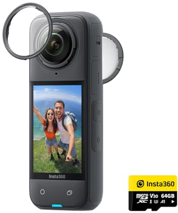 Insta360 X4 avec Lot de Cartes de 64 Go