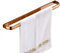 MKAK Rack de Serviettes de Bain Mural, Accessoires de décoration de Suspension de Salle de Bain Barre de Serviette(Rose Gold)