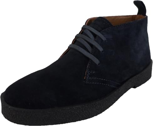 Mazeys Mens Retro Desert Boots (Navy Blue, UK Footwear Size System, Adult, Men, Numeric, Medium, 10)