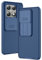 AROYI Funda Compatible con Xiaomi 14T (6.67) - Tapa Deslizante para la Cámara - Azul