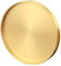 Cabilock 3 Stück Retro- -tablett Beheizter Getränkehalter Teeservice-tablett Ablagefach Teetasse Teller Home Goldenes Kupfer-Finish