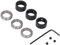 Kit de remplacement de roulements de mèche de routeur 3 jeux, guide de roulement à billes monté en bas, roulements de fraise en carbure de 1/4 pouces ID 1/2 pouces OD pour le
