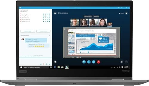 Lenovo Thinkpad X390 YOGA Convertibilke Pc Portatile Notebook Tablet Intel Core i5 8th, 16 Gb Ram, 256 Gb SSD, Display da 13,3, WiFi, BT, Windows 11 Pro Silver (Ricondizionato)