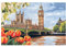 Jigsaw Puzzles for Adults 500 Piece London Puzzle Big Ben, Difficult Challenging Family Games for The Whole for Women, Wooden Jigsaws with Gift Box Packaging, Gifts for Men, Home Decor 52x38cm E-1270