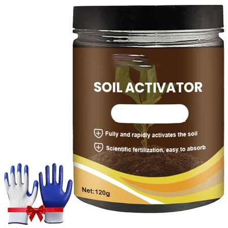 Soil Activator, 2025 New Organic Soil Activator & Plant Fertilizer, Premium Pro Activated Treasure, Professional Plant Supplement, Bone Meal Fertilizer, Rooting Mineral Source (1Pc 120g)