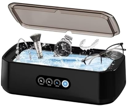 soniclear ultrasonic Cleaner 650ML with LED Display, One - Touch Op & 3 Time Modes for Jewelry, Glasses, Watch etc.