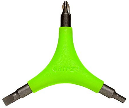 SONIC Pro Tool for Inline Skates, 9 Tools, 4 mm Hex and T25 Torx, Rotate Wheels, Bearing Pusher and Extractor, Designed in USA