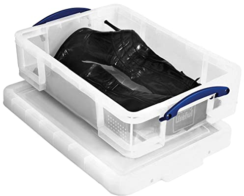 Really Useful Box Plastic Storage 24.5 Litre Clear