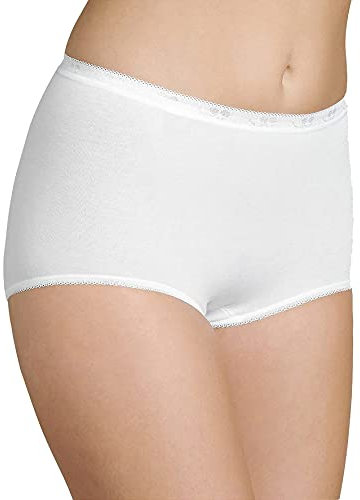 Sloggi Basic+ Maxi 4p, Slip Donna, Bianco (White), 46
