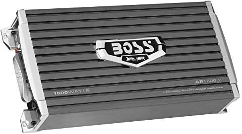 BOSS AR1600.2 2.0channels Coche Alámbrico Gris - Amplificador de Audio (2.0 Canales, 800 W, 0,01%, 105 dB, 260 W, 1600 W)