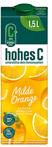 hohes C Milde Orange, 100% Orangensaft (1 x 1,5l)