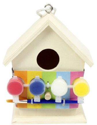 Carousel Home Art and Craft Paint Your Own Wooden Bird House