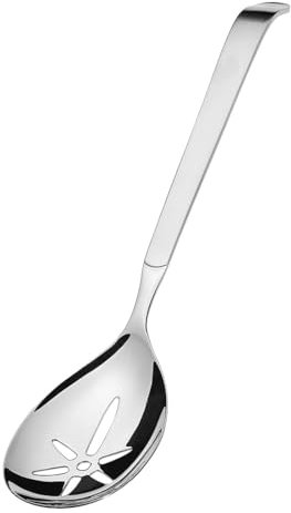 Amefa Buffet Chafing Dish Löffel geschlitzt | Edelstahl 18/10 | Spülmaschinengeeignet| Satiniert | Servierlöffel