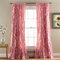 Lush Decor Belle Vintage Chic Fenstervorhang für Wohnzimmer, Esszimmer, Schlafzimmer (Einzelvorhang), 137 x 213 cm, Rosa
