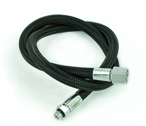 Best Divers Miflex Frusta Erogatore, 120 cm, 9/16 f, 3/8 m Xtreme, Nero
