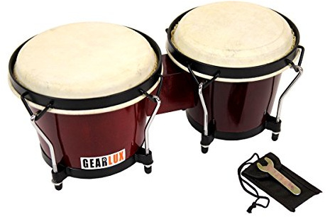 Gearlux Tunable Bongos - Cherry