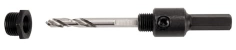 Klein Tools 31905 Hole Saw Arbor with Adapter, 3/8-Inch