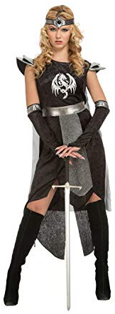 My Other Me-204127 halloween Costume de guerrier de dragon pour femme, 204127, multicolore, S
