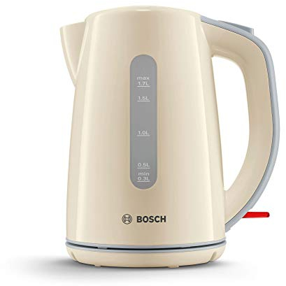 Bosch TWK7507 Bollitore Elettrico, Plastic, Panna