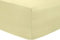 Deep Fitted Bed Sheets Easy-Care Non-Iron Percale 10'' / 25CM Fitted Sheet, Single - Cream