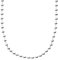 .iced-out. Sterling 925er Silber Bling Kugelkette - BALL 4mm - 70cm