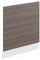 Vicco Frontblende R-Line, Geschirrspüler Fronttür, Grau/Weiß, 60 cm ohne Arbeitsplatte
