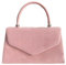 LeahWard Top Handle Clutch Bag Chain Cross Body Wedding Party Bags (Pastel Pink)